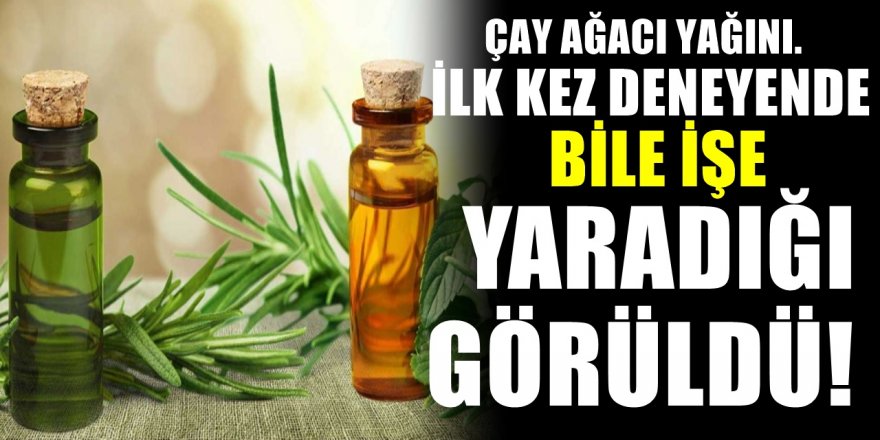 Cildinize Süreceğiniz Çay Ağacı Yağı O sorunu geçiriyormuş...