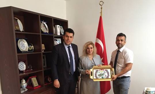 Elvin Hasan ve Arıklı'dan Büyükelçi Kara'ya ziyaret