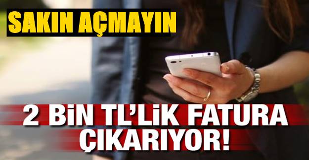 Çaldırsa bile yetiyor: 2 bin liralık fatura çıkarıyor