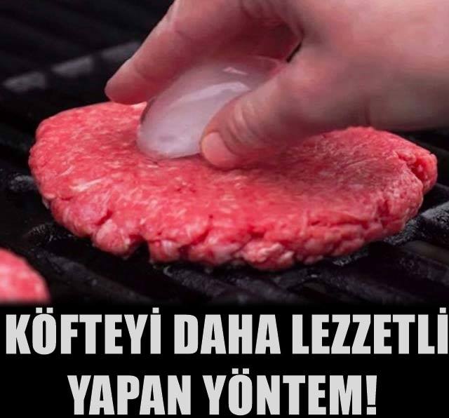 Bu yöntem köfteyi daha lezzetli yapıyormuş!