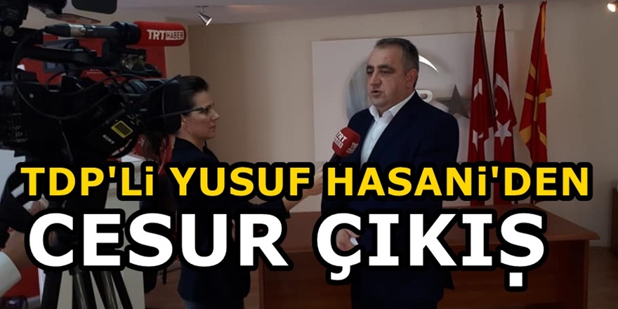 Kahraman Türk ordusuna TDP'li Hasani'den çok anlamlı destek