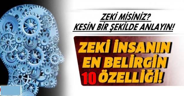 ZEKİ MİSİNİZ? KESİN BİR ŞEKİLDE ANLAYIN!