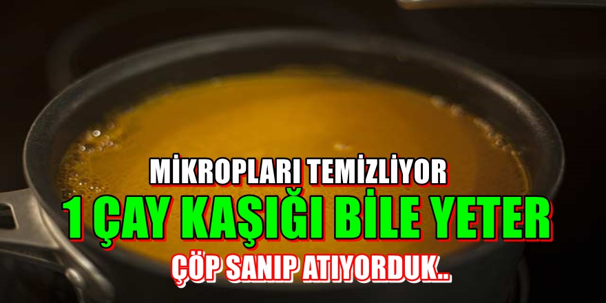 Vücuttaki tüm iltihabı söktürüyor! Çöpe atmayın