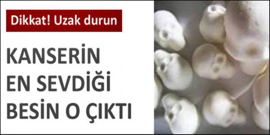 Kanser olmamak için yeme yedirme!