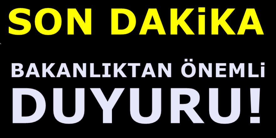 Sokağa Çıkma Yasağına yeni güncelleme : Cumartesi Pazar'da yasaklandı