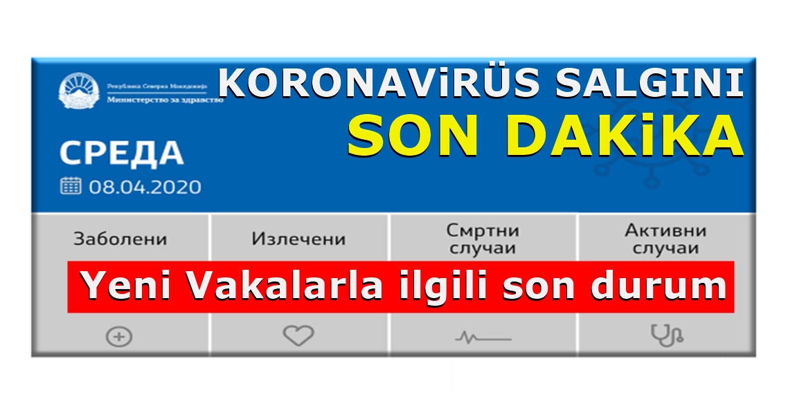 Kuzey Makedonya Sağlık Bakanlığından Son durumla ilgili bilgiler