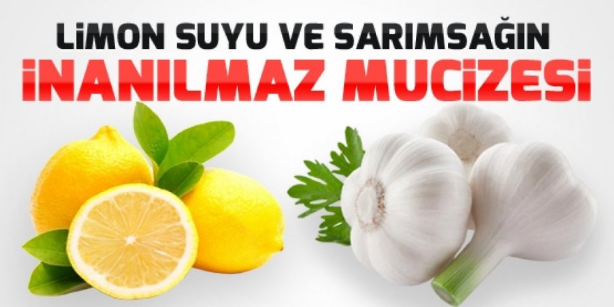 Sarımsak ve Limon Suyunu karıştırıp 1 çorba kaşığı içerseniz o sorun geçer