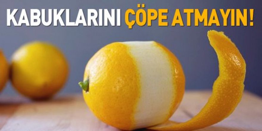 Limonun Kabuklarını Çöpe Atmayın Kaynatıp Bir bardak içince o sorun geçiyor