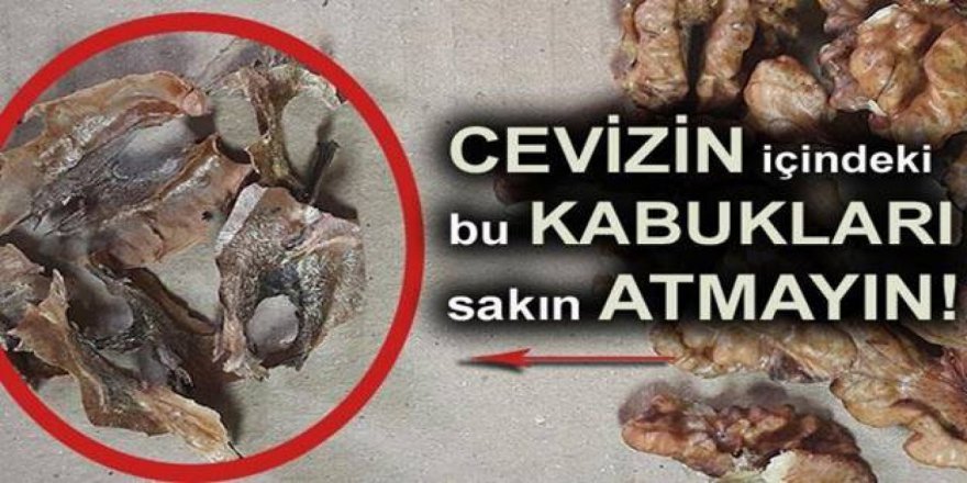Yediğiniz cevizin içindeki bu perdeyi atmayın kaynatıp için o sorunu önler