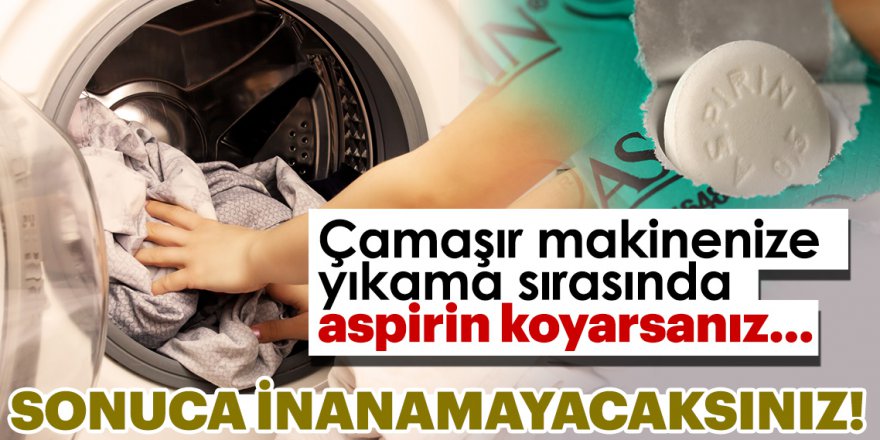Çamaşır Yıkarken üç adet bundan ekleyin makineden çıkınca sonuç inanılmaz..