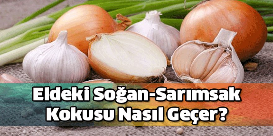 Elinizdeki Soğan ve Sarımsak Kokusunu böyle yok edebilirsiniz 30 saniye sürüyor...