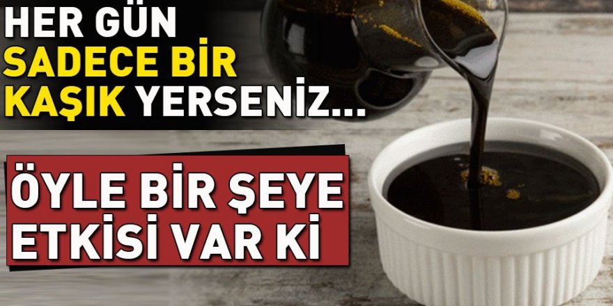Kansızlığa iyi geliyor günde bir iki kaşık tüketmek yeterli oluyor üstelik o sorunu önlüyor