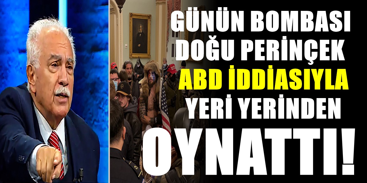 ABD'deki kongre baskını için Doğu Perinçek'in şok eden iddiası! Ortalık fena karıştı