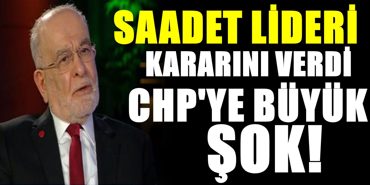 Saadet Partisi gitti gidiyor! Millet İttifakına büyük şok! AK PARTİ'ye resmen kapı açıldı