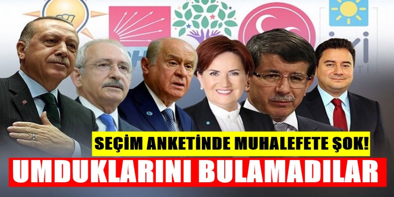 Son Seçim Anketi Yayınlandı! AK PARTİ'nin oy oranı olay oldu! Dengeler Alt Üst