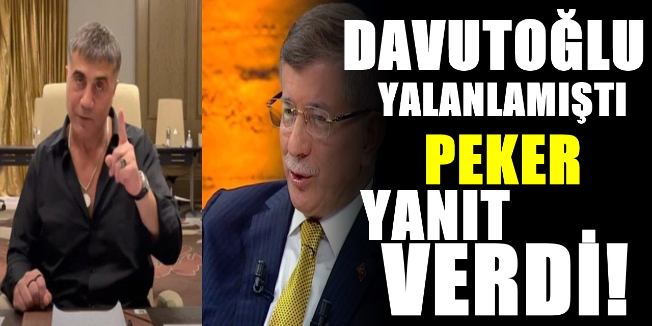 Gündem Fena Sarsıldı Sedat Peker Davutoğlu'nun TIR açıklamasına cevap verdi