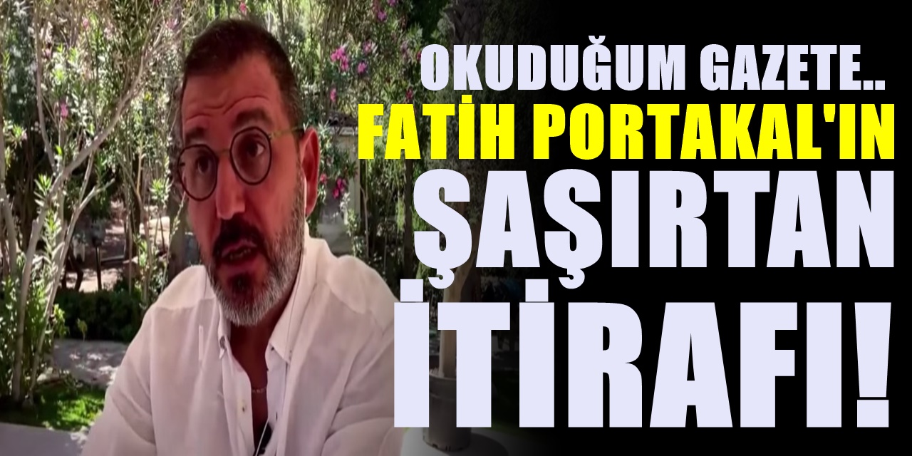 Herkes Sözcü Sanıyordu Fatih Portakal Okuduğu Gazeteyi Açıkladı Duyanlar Şaşırdı