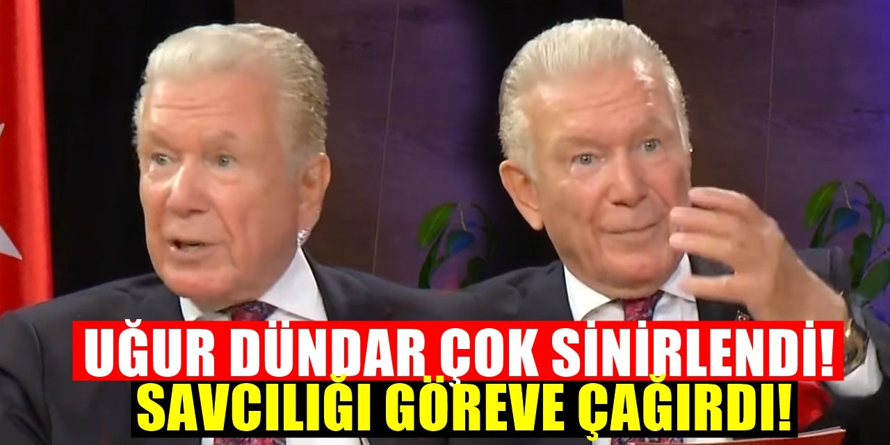 Uğur Dündar'ı Çılgına Çevirdiler! Savcıları Göreve Davet etti! Büyük İsyan