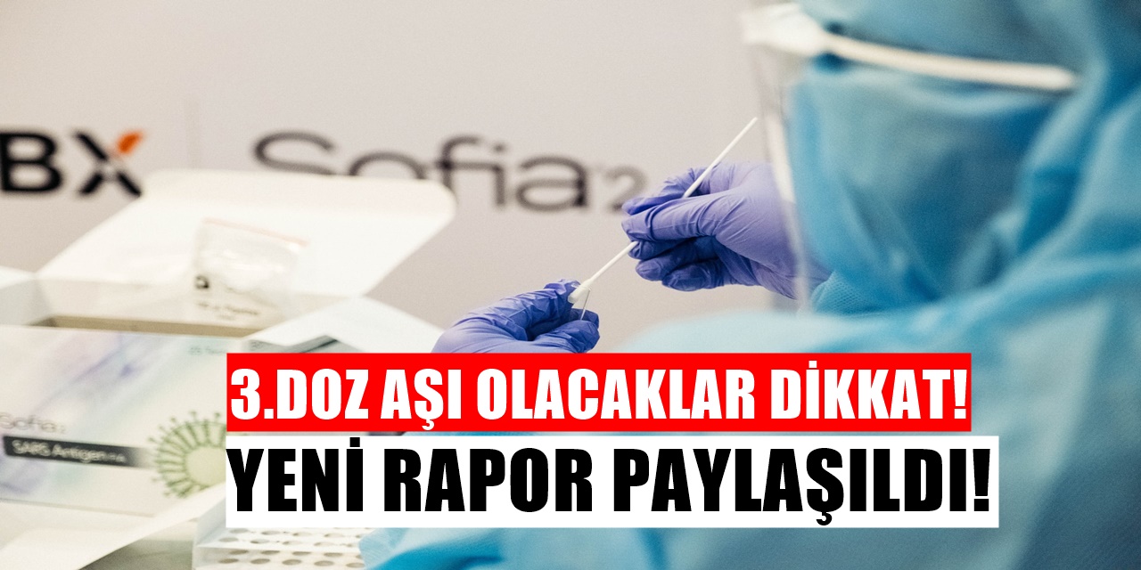 Üçüncü doz Aşılamanın Gerçek Koruculuğu Ortaya Çıktı