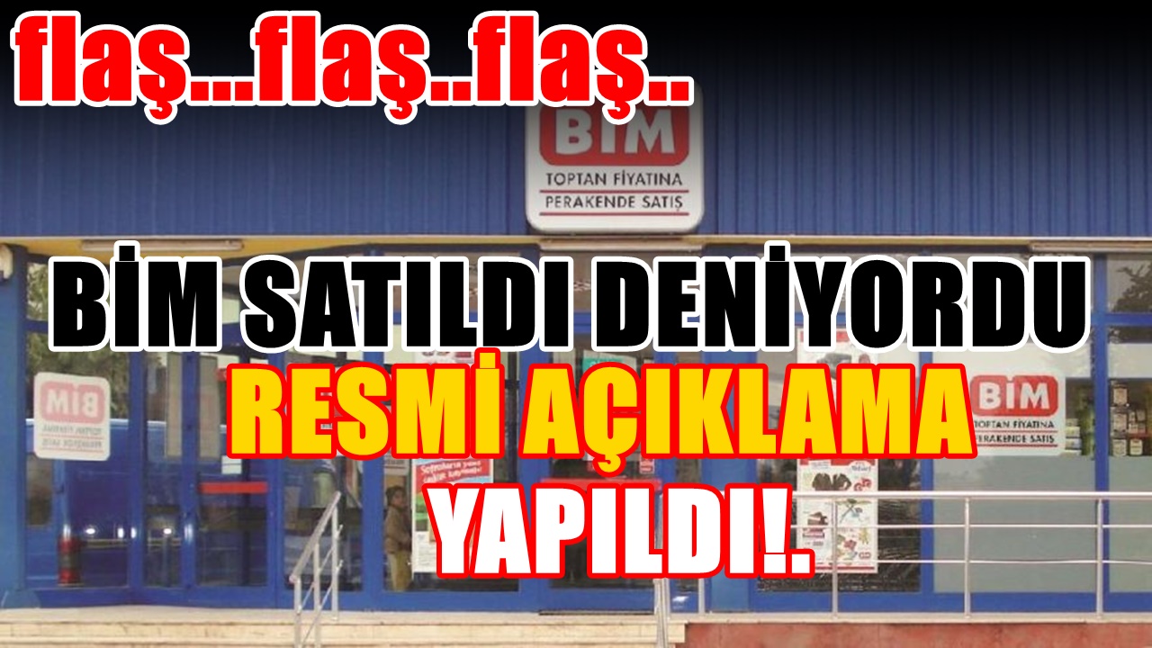 BİM'den satış açıklaması! Birleşik Arap Emirlikleri'nin aldığı iddia ediliyordu