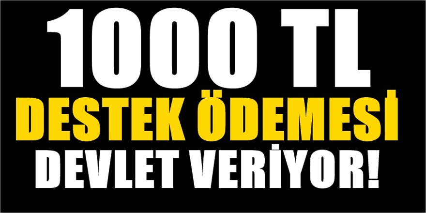Aile bakanlığı 1000 TL ödeme yapacak! Başvurmak çok basit