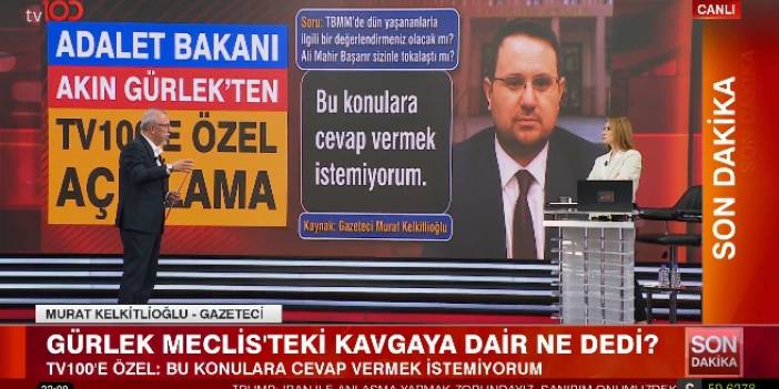 Akın Gürlek, 'Ali Mahir Başarır ile tokalaştınız mı?' sorusunu böyle yanıtladı